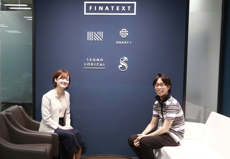 リクルートスタッフィング営業の藤本さんと株式会社Finatextホールディングス　人事採用担当・高橋さん